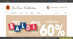 Desktop Screenshot of davincicollection.net